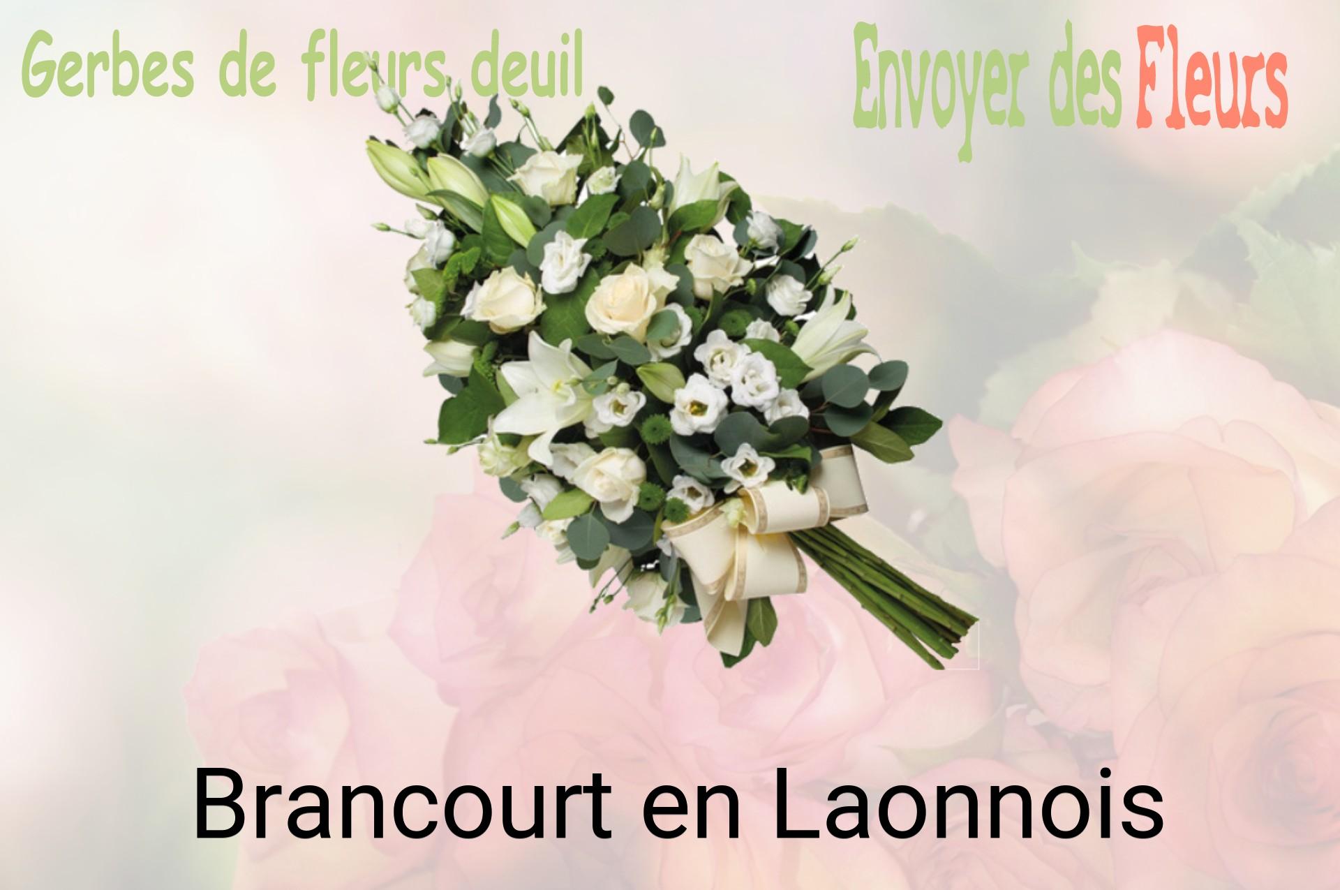 Gerbe de fleurs de deuil livrée à Brancourt-en-Laonnois